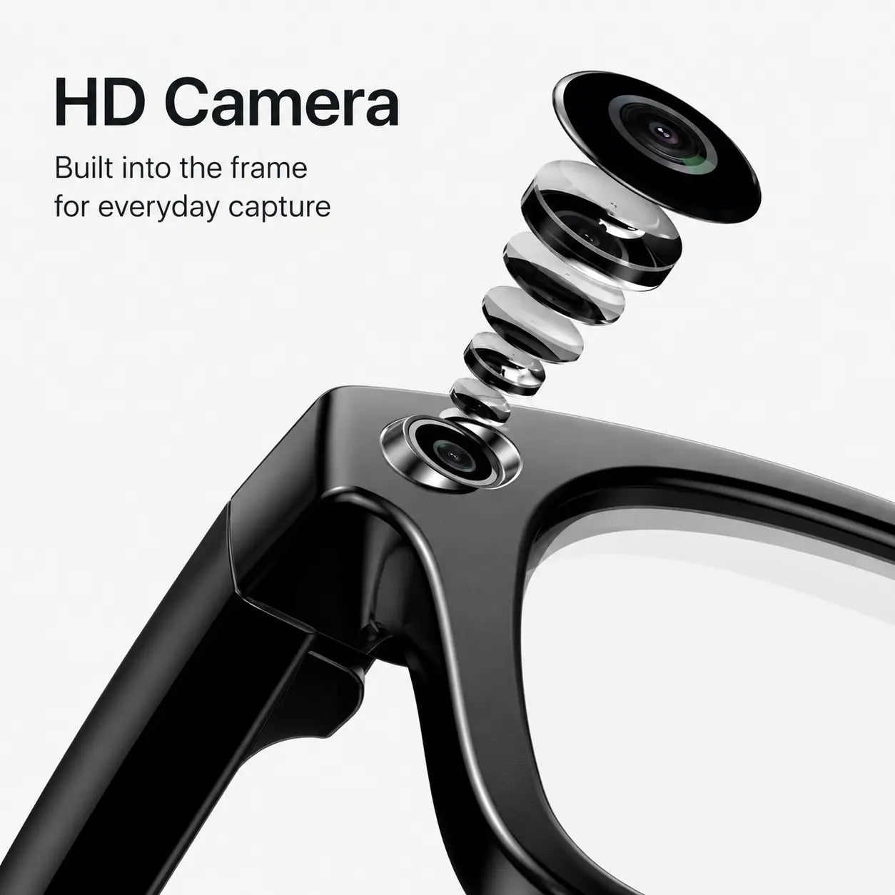 Y-AI Smart Glasses: Advanced Translation, 8MP Camera, Real-Time Recording, Wireless Calling, and Voice Assistant Features