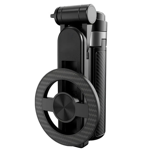 4 in 1 Foldable Selfie Stick with Tripod and Wireless Remote, Portable 360° Rotatable Magnetic Phone Holder for Tiktok, Youtube, Facetime, Living